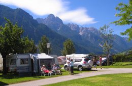 doorreiscampings in Frankrijk, Oostenrijk en Italie