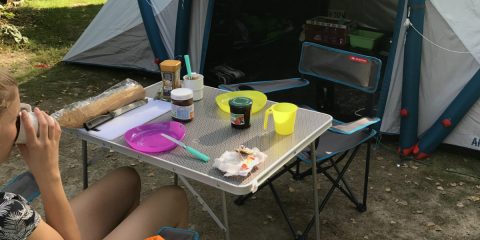 “Erg grappig, die verbazing bij de andere campinggasten.”