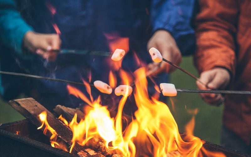 Kerst en oud en nieuw op de camping