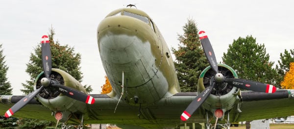 Een oude Dakota C-47/DC3