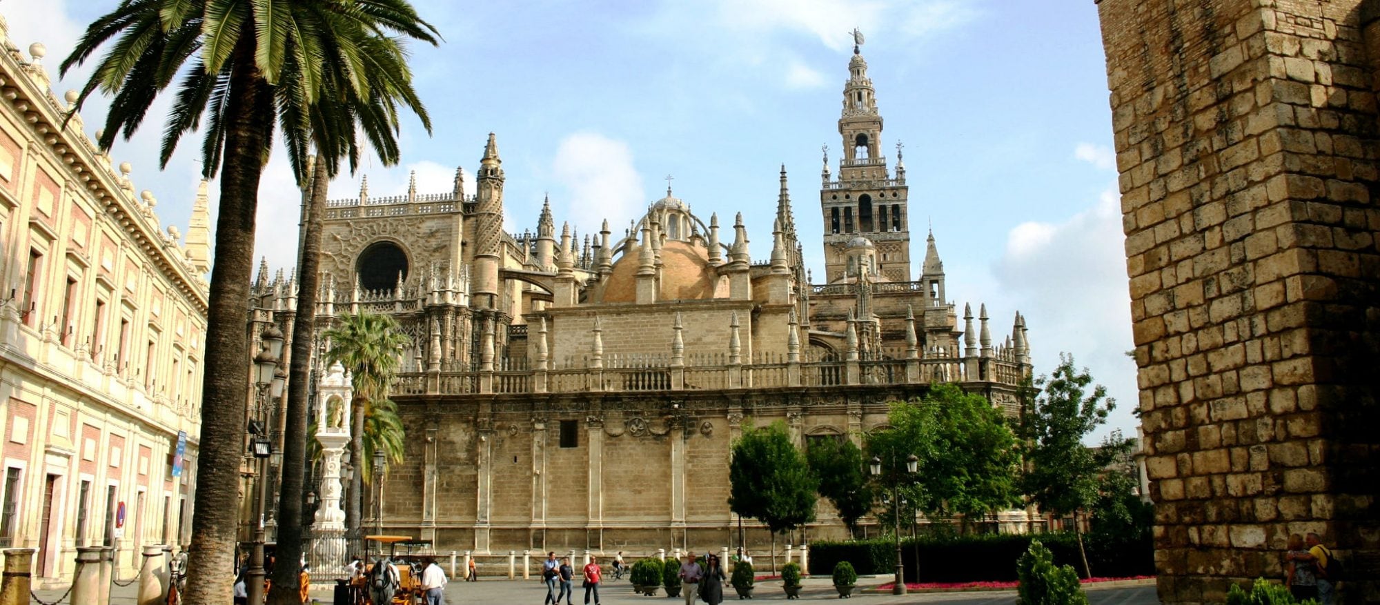 Kathedraal en La Giralda in Sevilla