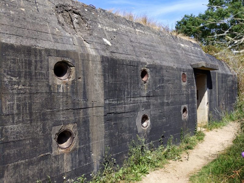 In deze bunker schuilden de nazi's