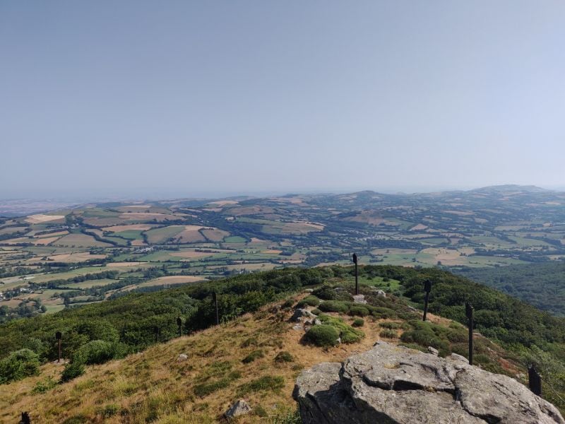 Vallei bij Lacaune in de Haut-Languedoc