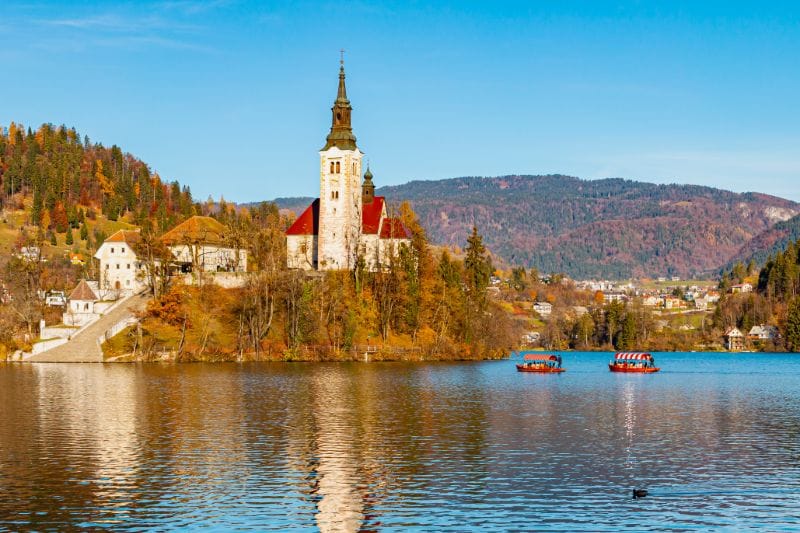 Romantisch campen am Bleder See