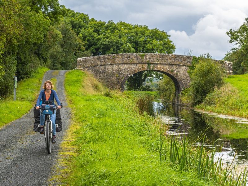 De Royal Canal Greenway fietsroute van 2022