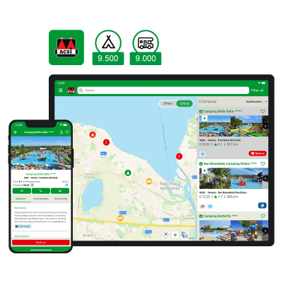 ACSI Campings Europa-app