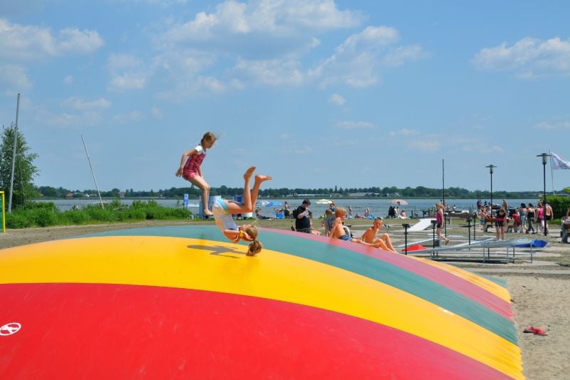 Trampoline camping