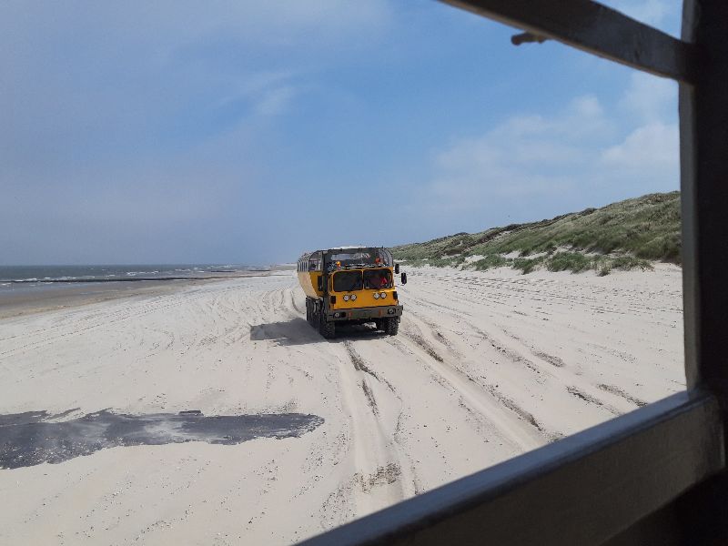 Strandtocht op Vlieland