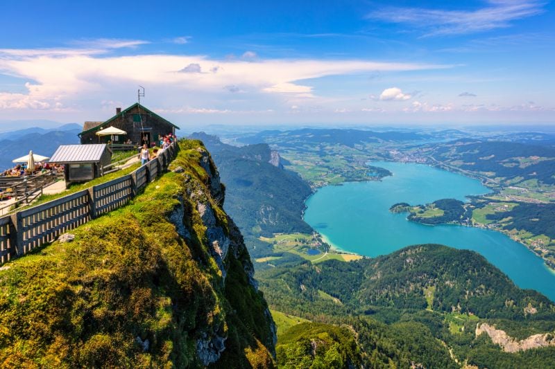 Kamperen aan de Wolfgangsee