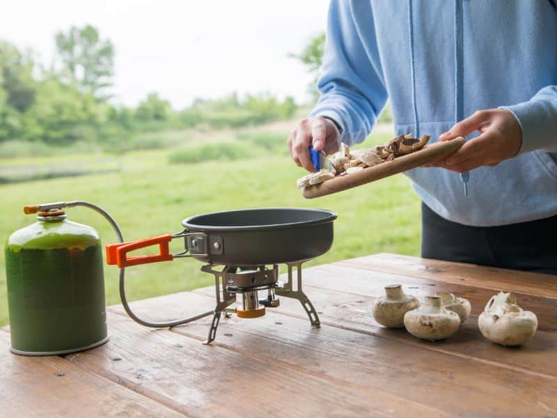 Veilig koken met gasflessen