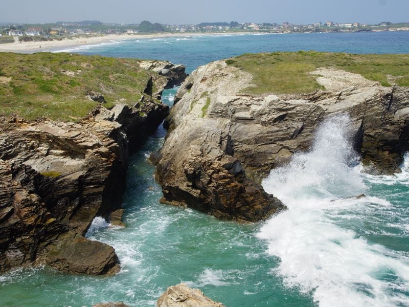 De indrukwekkende Praia das Catedrais.