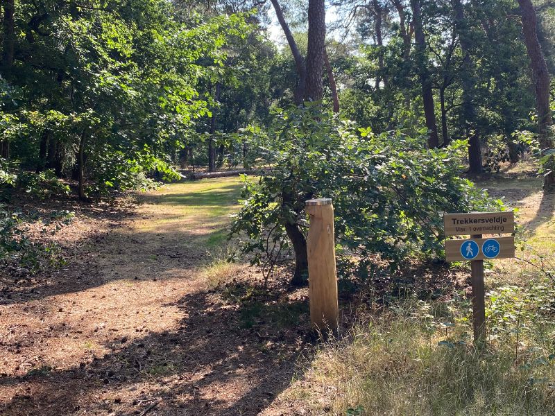 Trekkersveldje camping Huttopia de Veluwe