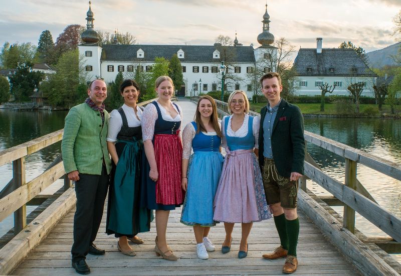 Oberösterreich Salzkammergut lederhose