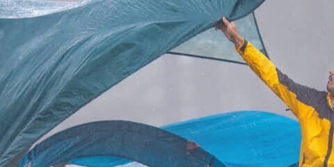 Wat te doen bij storm op de camping?