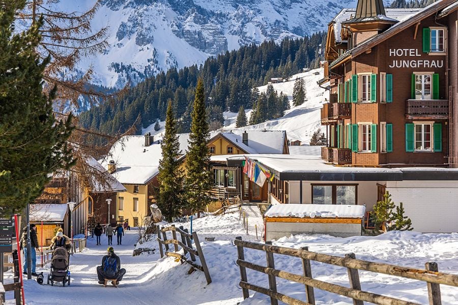 Mürren Zwitserland