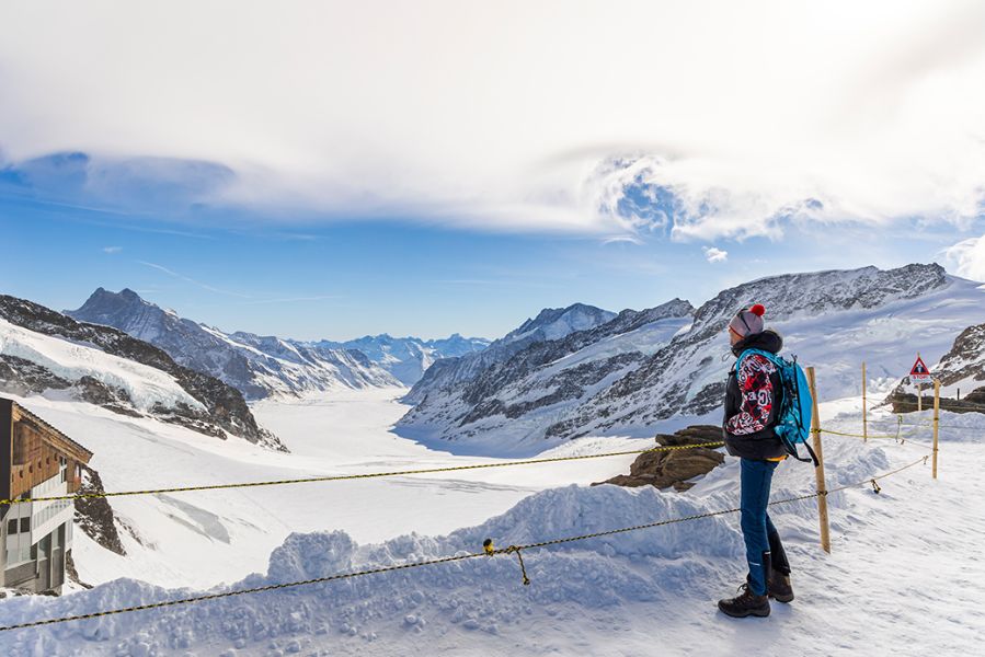 Aletschgletsjer Jungfraujoch