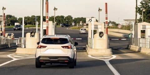 Elektronische tolwegen (free-flow tol) in Frankrijk