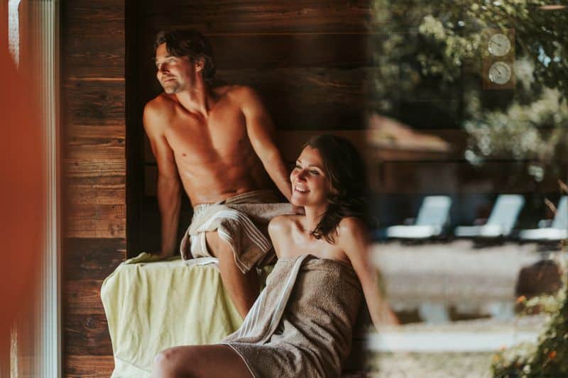 Wellness-oase in Alfsee Ferien- und Erlebnispark – Sauna en stoombad in het wellnessgedeelte van de 5-sterrencamping in Nedersaksen