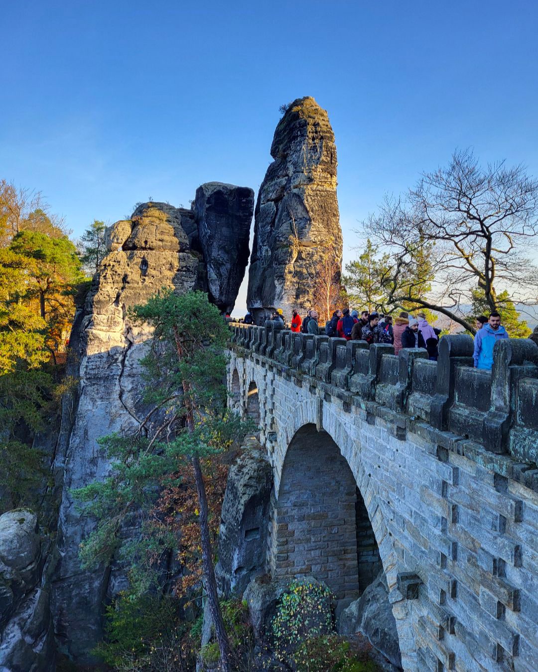 Bastei brug Sächsische Schweiz
