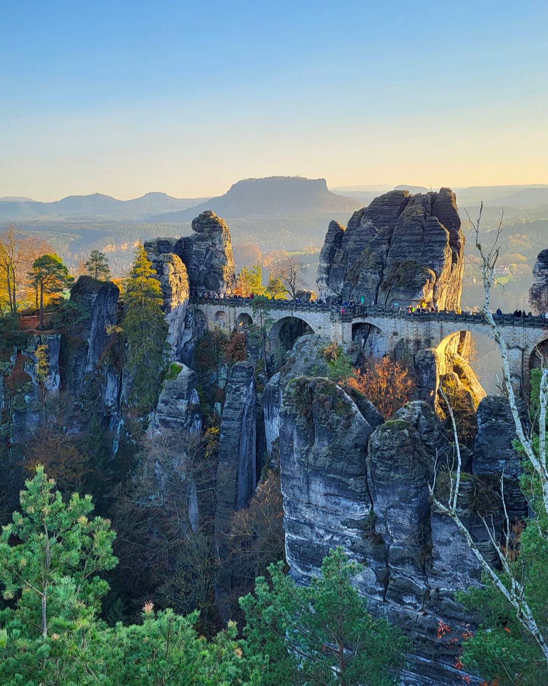 Bastei brug Sächsische Schweiz