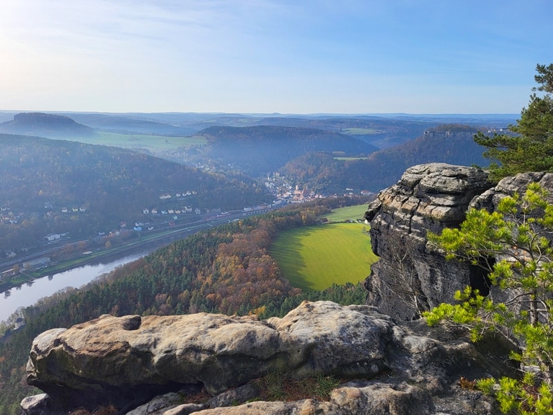 Lilienstein berg Duitsland