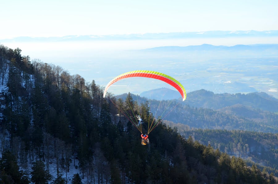 Paragliden Zwarte Woud