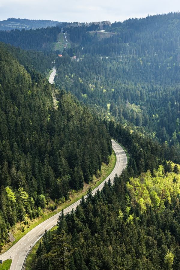 Schwarzwaldhochstraße in het Zwarte Woud