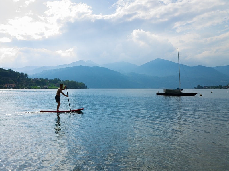Ga lekker waterfietsen, varen of suppen op het Lago Maggiore.