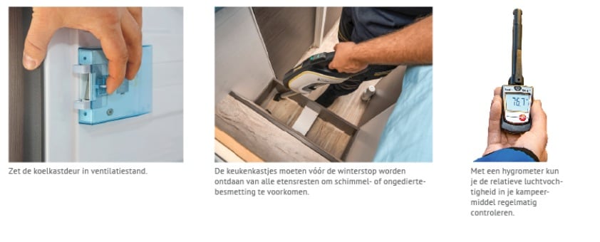 instructies koelkast voorbereiden op winterstalling