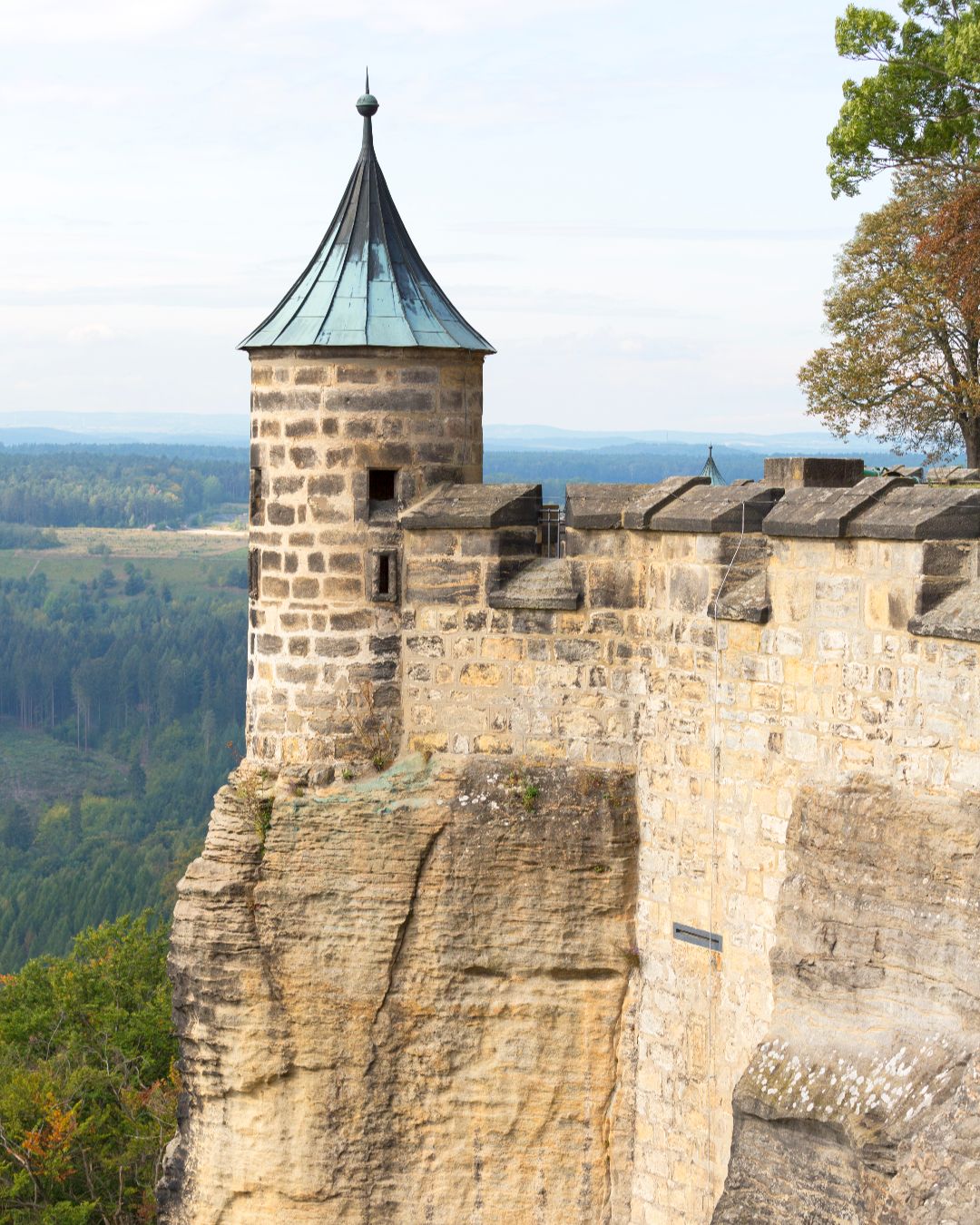 Festung Königstein in de Sächsische Schweiz