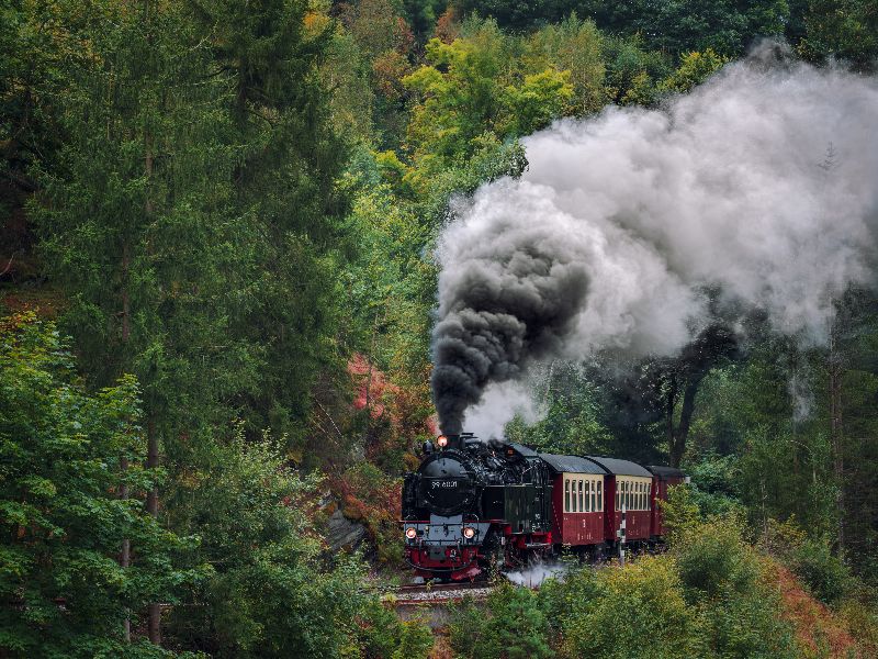 Stoomtrein Brocken Harz Duitsland