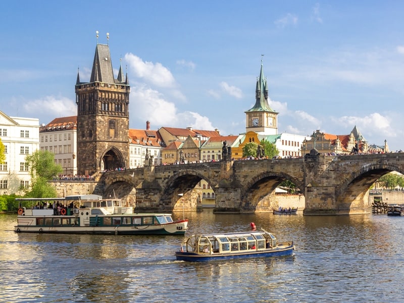 Boottocht over de Moldau Praag