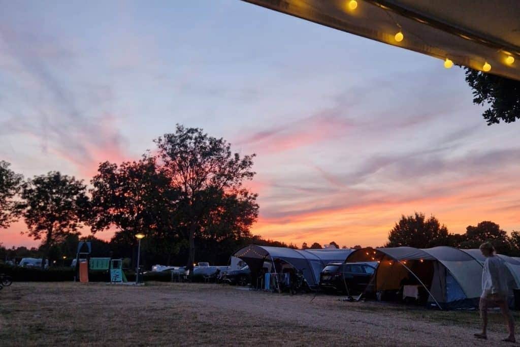 Zonsondergang Camping T Hemelke