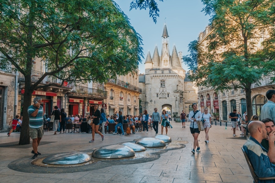 het Place du Palais in Bordeaux