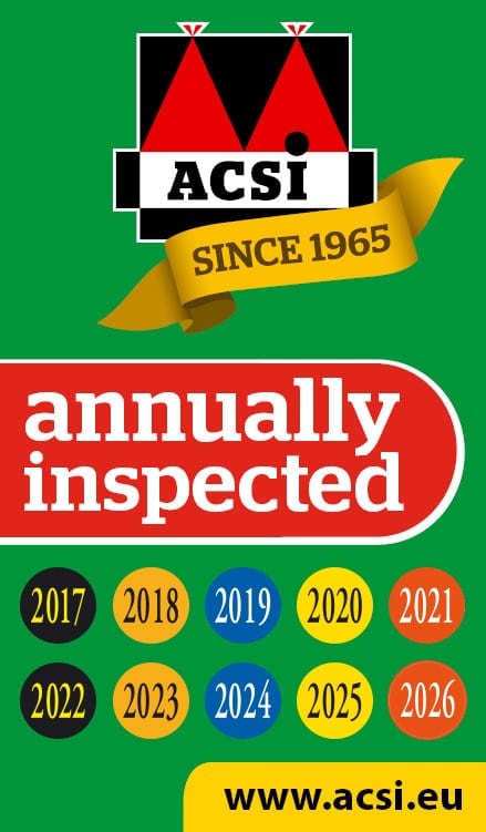 ACSI-camping jaarlijks geïnspecteerd door ACSI-inspecteur